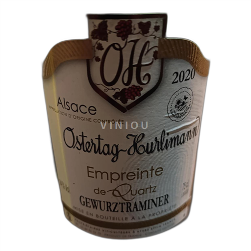 Alsasko Gewürztraminer Ostertag-Hurlimann Empreinte de Quartz 2020