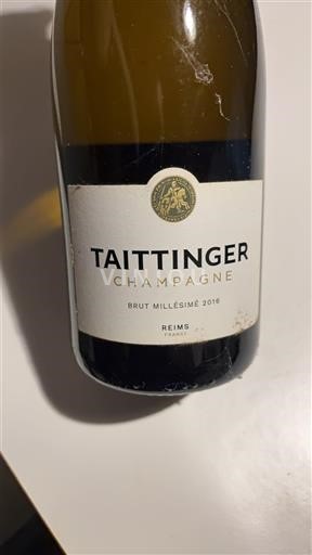 Champagne Sâm-panh Taittinger Brut Millésimé 2016