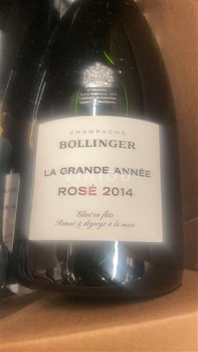 Champagne Bollinger La Grande Année Rosé 2014