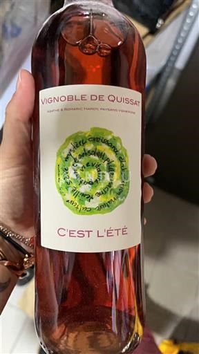 Sud-Ovest Comté tolosan Vignoble de Quissat C'est l'été Senza annata