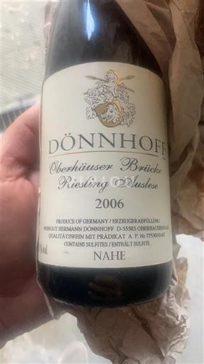 Nahe Dönnhoff Oberhäuser Brücke Riesling Auslese 2006