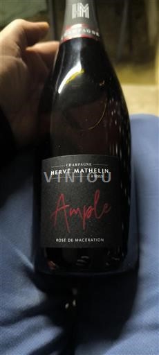 Vin Effervescent Rosé brut Ample Hervé Mathelin Non millésimé France Champagne AOC