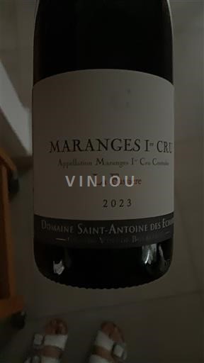 Burgundsko Maranges Premier Cru Domaine Saint-Antoine des Echards La Fussière 2023