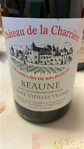 Burgundy Beaune Château La Charrière Vieilles Vignes Non-Vintage