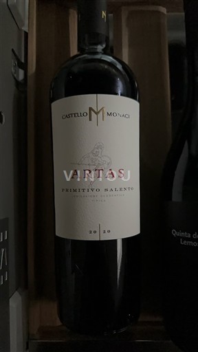 Apulija Primitivo del Salento Castello Monaci Artas 2020