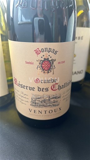 Údolí Rhôny Ventoux Bonpas Grande Réserve des Challiers Neročník