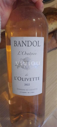 Provence Bandol Domaine L'Olivette L'Oratoire 2022