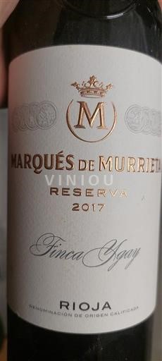 La Rioja rioja Marqués de Murrieta Finca Ygay Reserva 2017
