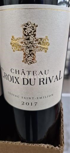 Bordeaux Lussac-saint-émilion Château Croix du Rival 2017