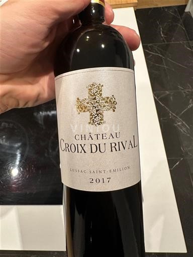 Bordeaux Lussac-saint-émilion Château Croix du Rival 2017
