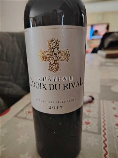 Bordeaux Lussac-saint-émilion Château Croix du Rival 2017