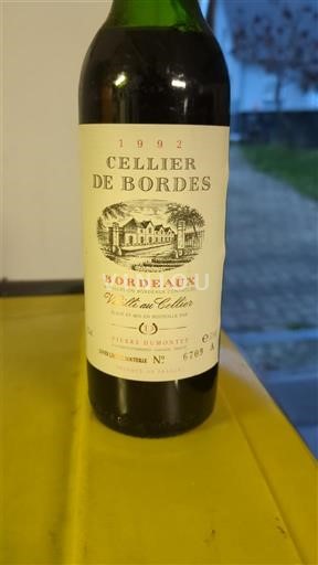 Burdeos Bordeaux Cellier de Bordes 1992