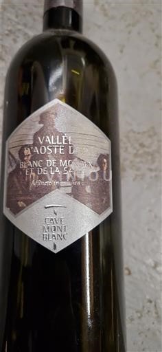 Val d'Aoste Blanc de Morgex et de La Salle Cave Mont Blanc 2020