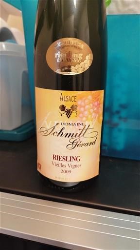 Elsass Riesling Domaine Schmitt Gérard Vieilles Vignes 2009