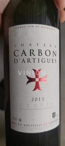 Bordeaux Graves Château Carbon d'Artigues 2015