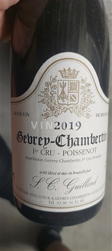 Bourgondië Niet gespecificeerd Premier Cru S.C. Guillard Poissenot 2019