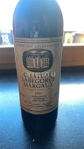 Bordeaux Margaux Château Labégorce Margaux 1983