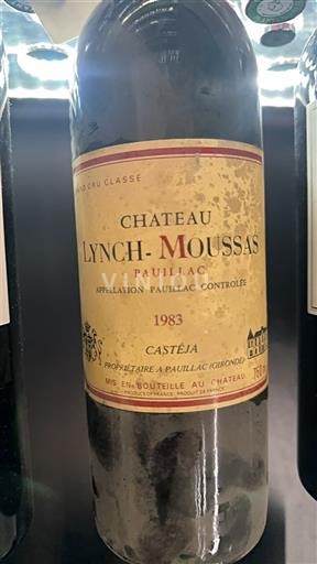 Bordeaux Pauillac Grand Cru Château Lynch-Moussas 1983