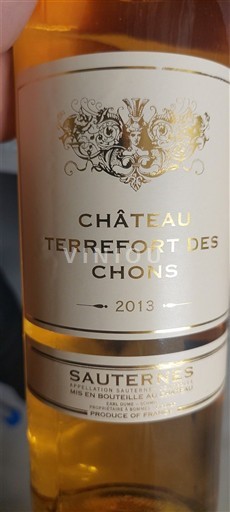 Burdeos Sauternes Château Terrefort des Chons 2013