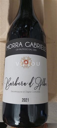 Vini Rouge sec Morra Gabriele 2021 Italia Piemonte Barbera d'Alba DOC