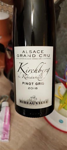 Alsazia Non specificato Grand Cru Ribeauvillé Kirchberg de Ribeauvillé 2018