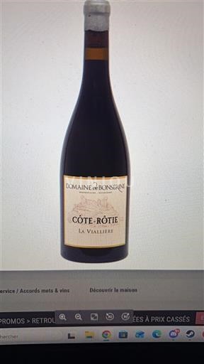 Rhônen laakso Côte-rôtie Domaine Bonserine La Viallière Ei vuosikertaa