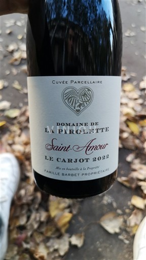 Beaujolais Saint-Amour Domaine La Pirolette Le Carjot 2022