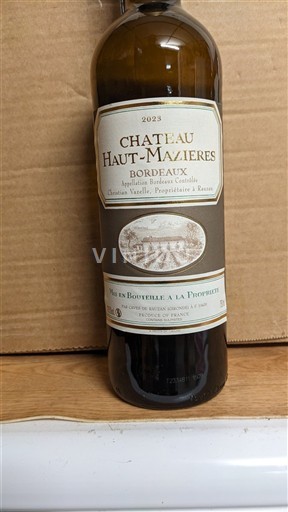 Bordeaux Château Haut-Mazières 2023