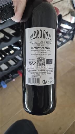 Vini Rouge sec Globo Rojo 2022 Spagna Murcia Jumilla DO