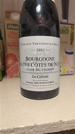 Burgundsko Hautes Côtes de Nuits Domaine Thevenot-Le Brun La Cabotte 2021