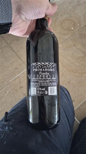Vine Rouge sec Primitivo Primadoro 2024 Italien Apulien Ikke specificeret DOC
