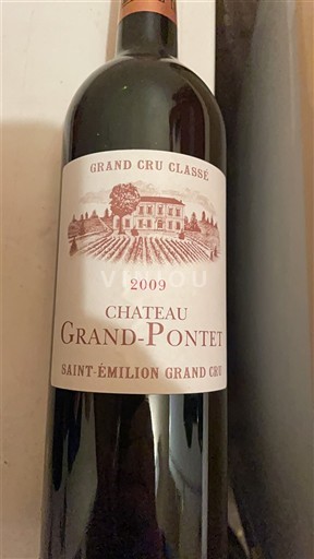 Bordeaux Saint-Émilion Grand Cru Grand Cru Classé Château Grand-Pontet 2009