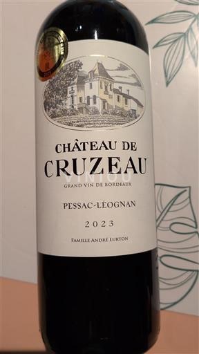 Bordeaux Pessac-Léognan Château Cruzeau 2023