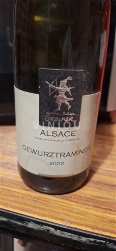 Alsasko Gewürztraminer Laurence et Philippe Greiner 2022