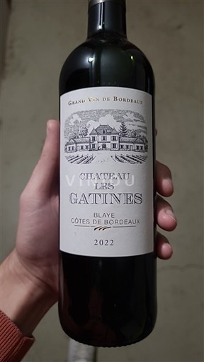 Burdeos Blaye-Côtes de Burdeos Château Les Gatines 2022