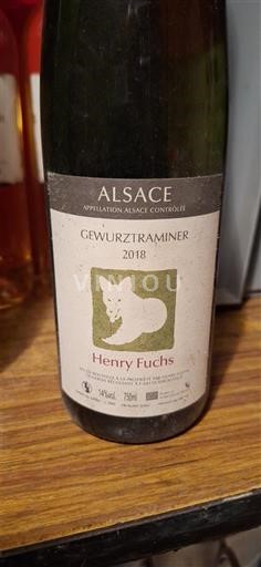 Alsace Gewurztraminer Henry Fuchs 2018