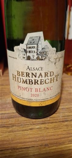 Alsace Pinot blanc Château Bernard Humbrecht Pinot Blanc 2020