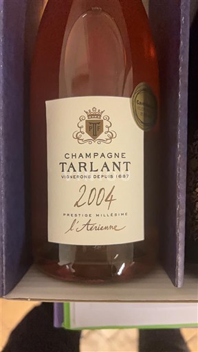Champagne Champagner Champagne Tarlant l'Aérienne 2004