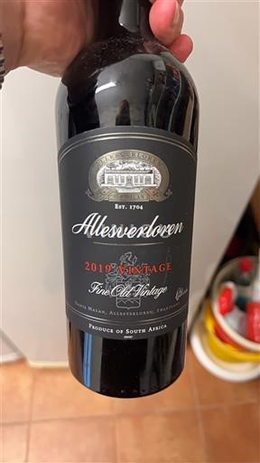 Kustområdet Swartland Allesverloren Fine Old Vintage 2019