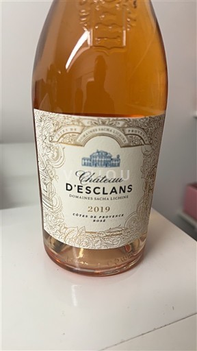 Vinhos Rosé sec Château Esclans 2019 França Provence Côtes-de-Provence AOC