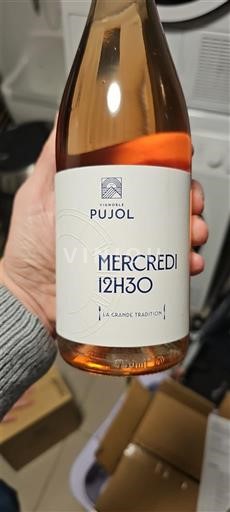 Vinhos Rosé sec Mercredi 12h30 Domaine Pujol 2024 França Languedoque Minervois AOC