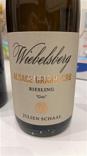 Alsace Riesling Grand Cru Julien Schaal Wiebelberg Grès 2023