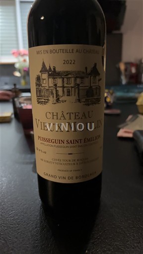 Bordeaux Puisseguin-Saint-Émilion Château Vieux Moulin Tour du Maraud 2022