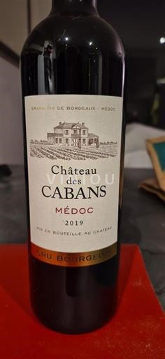 Bordeaux Médoc Château S Cabans 2019