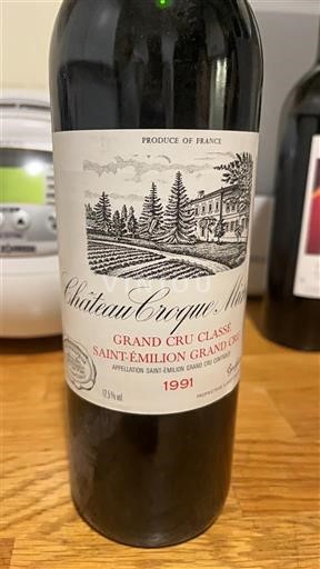Bordeaux Saint-Émilion Grand Cru Grand Cru Château Croque-Michotte 1991
