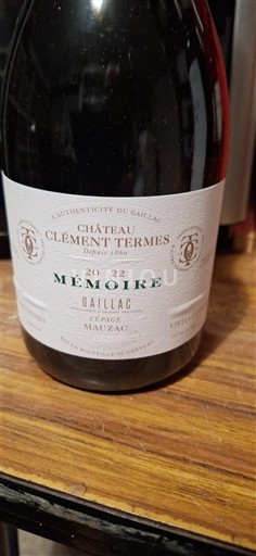 Sudoeste Gaillac Château Clément Termes Mémoire 2022