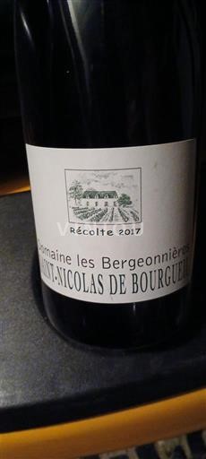 Loire-dalen Saint-Nicolas-De-Bourgueil Domaine Les Bergeonnières 2017