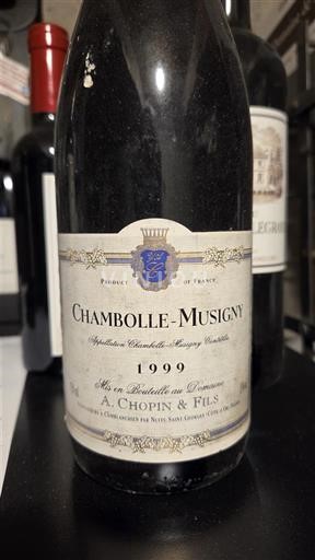 Borgoña Chambolle-Musigny A. Chopin & Fils 1999