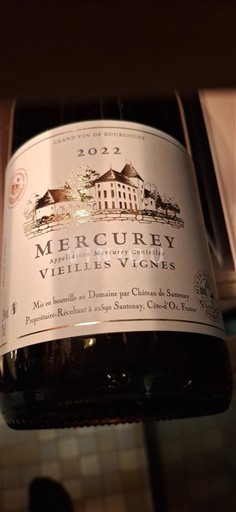 Burgundija Mercurey Domaine De Santenay Vieilles Vignes 2022