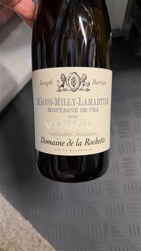 Burgundi Mâcon ja Mâcon-kylät Domaine La Rochette Montagne de Cra 2022